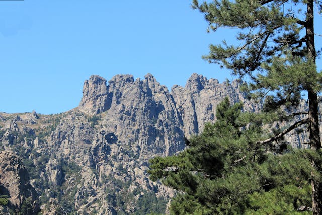 Chaine de montagnes Bavella